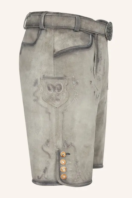Lederhose Lenny mit Gürtel – Bild 2