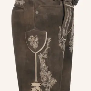 Alternative view of Lederhose Olias mit Gürtel