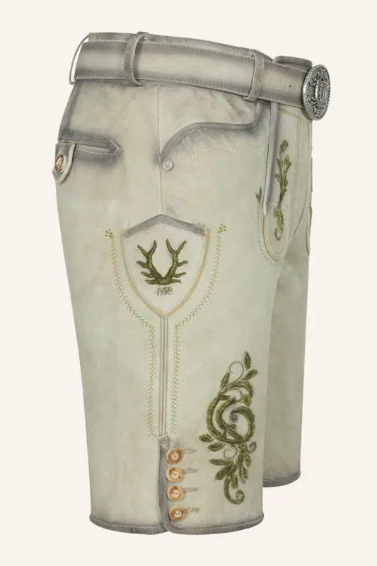Lederhose Maurus mit Gürtel – Bild 2