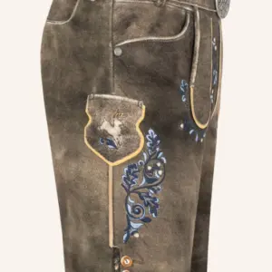 Alternative view of Lederhose Pino mit Gürtel