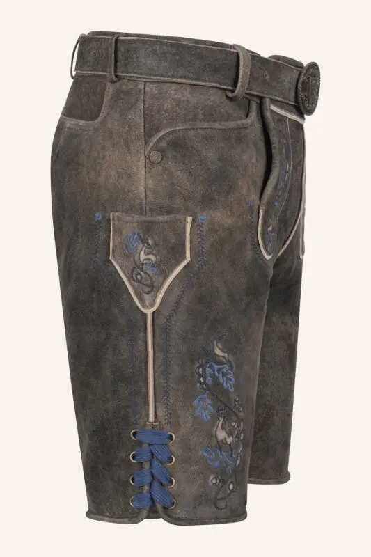Lederhose Vasili mit Gürtel – Bild 2