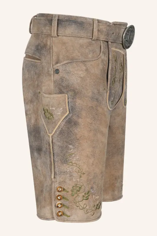 Lederhose Arthas mit Gürtel – Bild 2