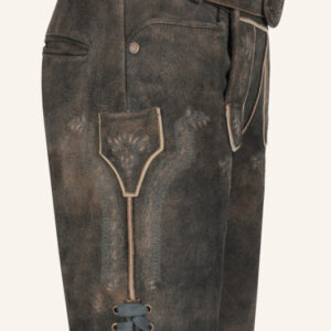 Alternative view of Lederhose Curtis mit Gürtel