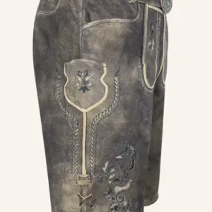 Alternative view of Lederhose Gideon mit Gürtel