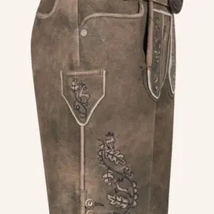 Alternative view of Lederhose Gildo mit Gürtel