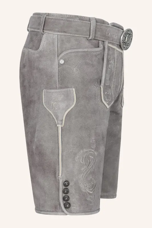 Lederhose Maik mit Gürtel – Bild 2