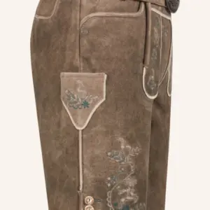 Alternative view of Lederhose Torin mit Gürtel
