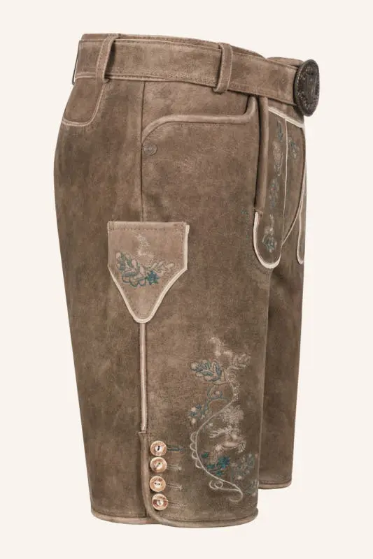 Lederhose Torin mit Gürtel – Bild 2