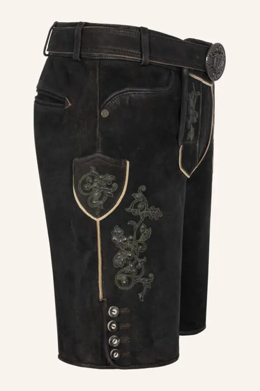 Lederhose Caelius mit Gürtel – Bild 2