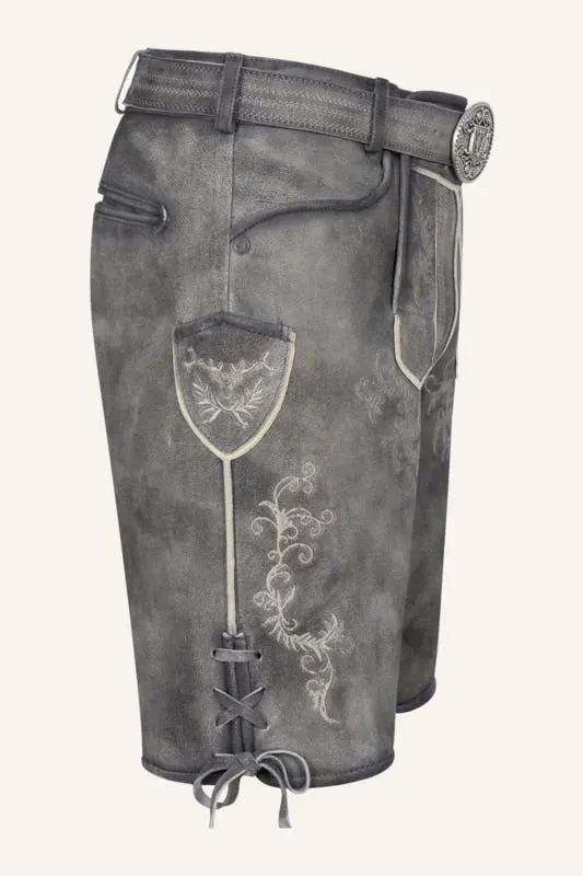 Lederhose Torin mit Gürtel – Bild 2