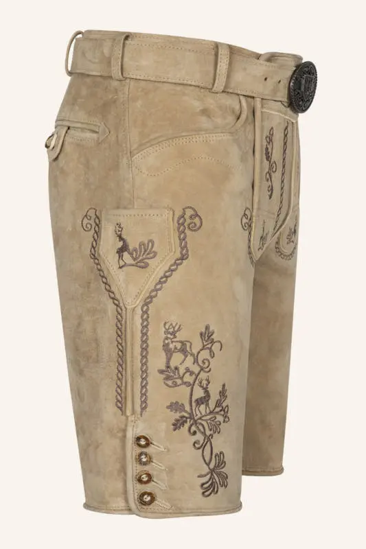 Lederhose Milian mit Gürtel – Bild 2