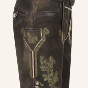 Alternative view of Lederhose Milian mit Gürtel