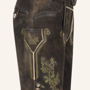 Alternative view of Lederhose Milian mit Gürtel