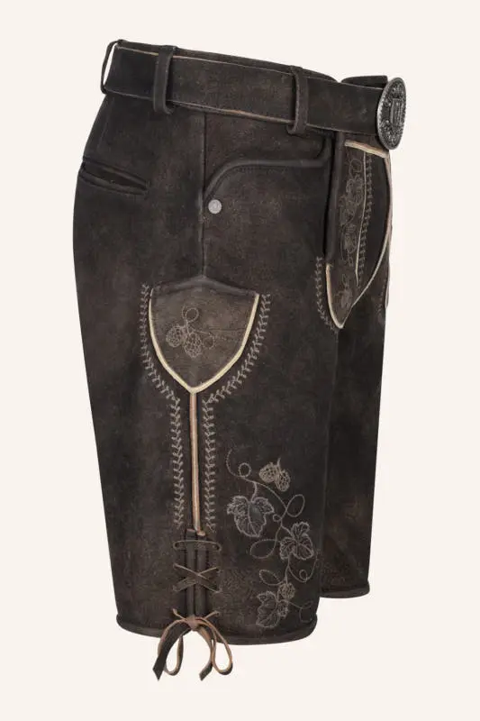 Lederhose Nikolas mit Gürtel – Bild 2