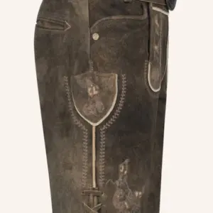 Alternative view of Lederhose Deniz mit Gürtel