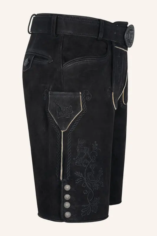 Lederhose Sylvar mit Gürtel – Bild 2