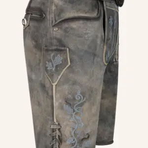 Alternative view of Lederhose Melo mit Gürtel