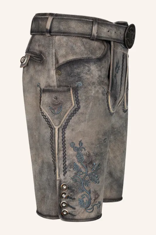 Lederhose Kaelion mit Gürtel – Bild 2
