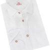 Trachtenhemd extralang weiß Lenz 002820 - slimfit ~ XS (35/36)