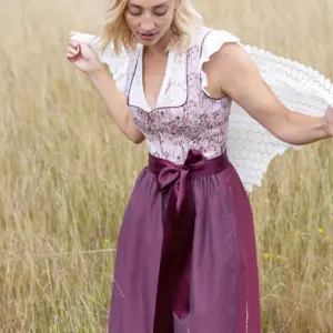 Dirndl AIDHAUSEN (70 cm) ~ 34 ~ bordeaux