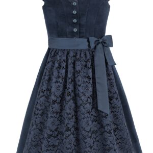 Kinderdirndl NORA ~ dunkelblau ~ 104