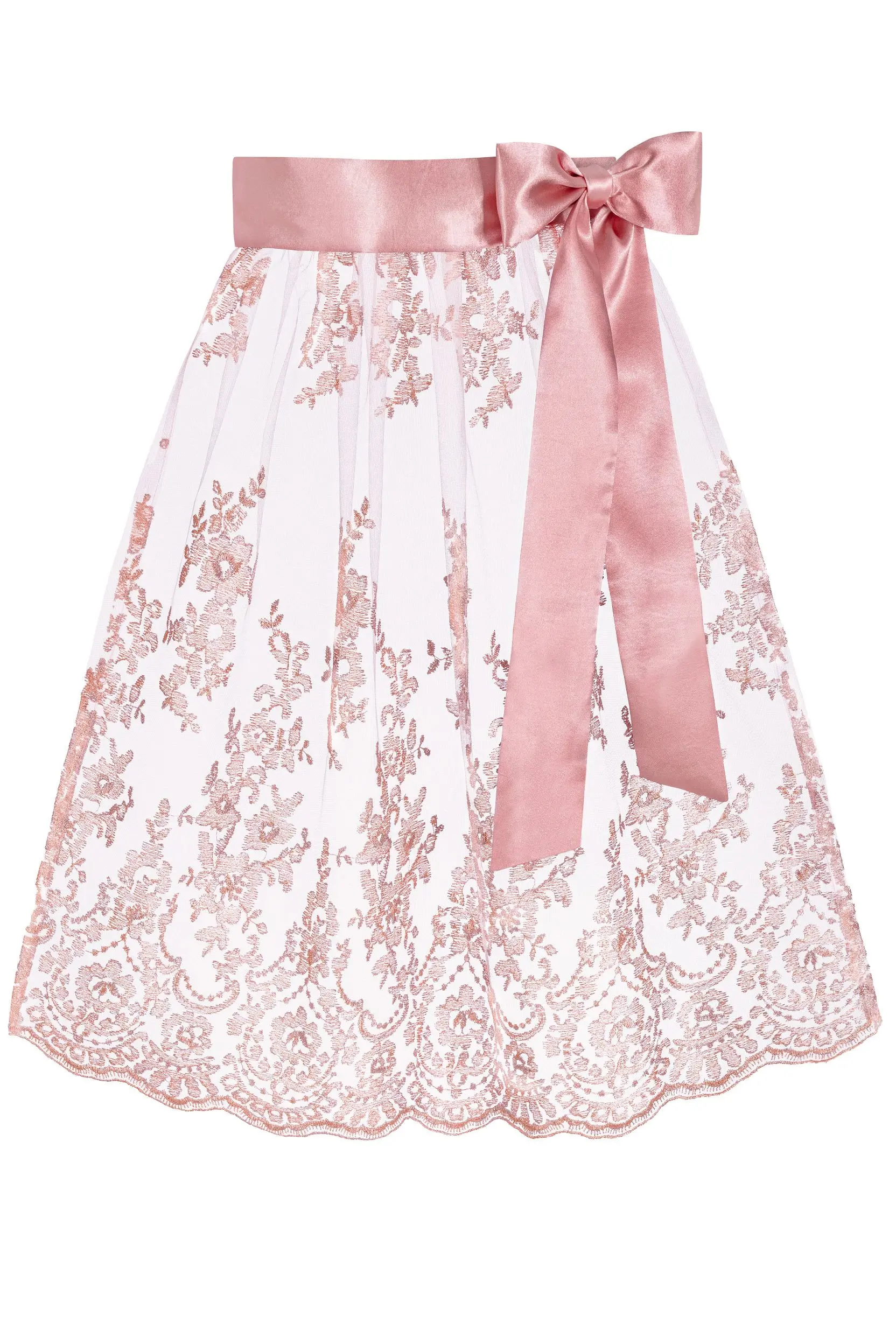 Dirndlschürze ELISA (65 cm) ~ S ~ rosa