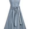 Dirndl WACKERSBERG (75 cm) ~ 38 ~ grau