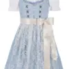 Kinderdirndl PAULA ~ 128 ~ hellblau