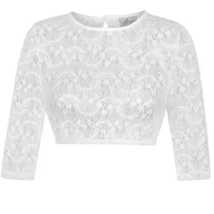Dirndlbluse MARIELLA ~ weiß ~ 34