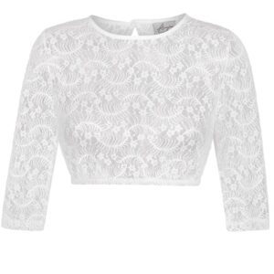 Dirndlbluse MARIELLA ~ weiß ~ 36