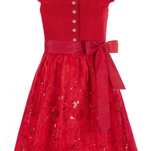 Kinderdirndl RONJA ~ 104 ~ rot