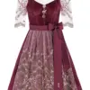Dirndl MARIA (70 cm) ~ 32 ~ beere