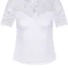 Spitzenshirt LIANA ~ 32 ~ weiß