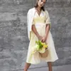 Dirndl ZARIENNE (75 cm) ~ 42 ~ zitrone