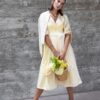 Dirndl ZARIENNE (75 cm) ~ 38 ~ zitrone