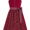 Kinderdirndl NORA ~ 104 ~ bordeaux