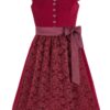 Kinderdirndl NORA ~ 104 ~ bordeaux