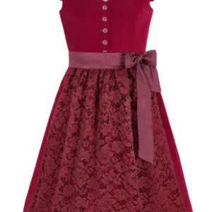 Kinderdirndl NORA ~ 104 ~ bordeaux