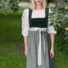 Dirndl BERNDORF (70 cm) ~ dunkelgrün ~ 38