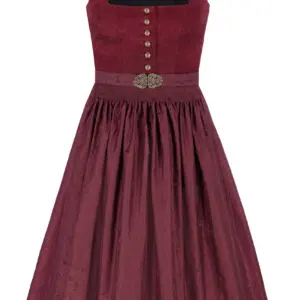 Dirndl FLORENTINE (70cm) ~ 30 ~ dunkelrot