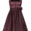 Dirndl CLAIRE (65 cm) ~ 32 ~ aubergine