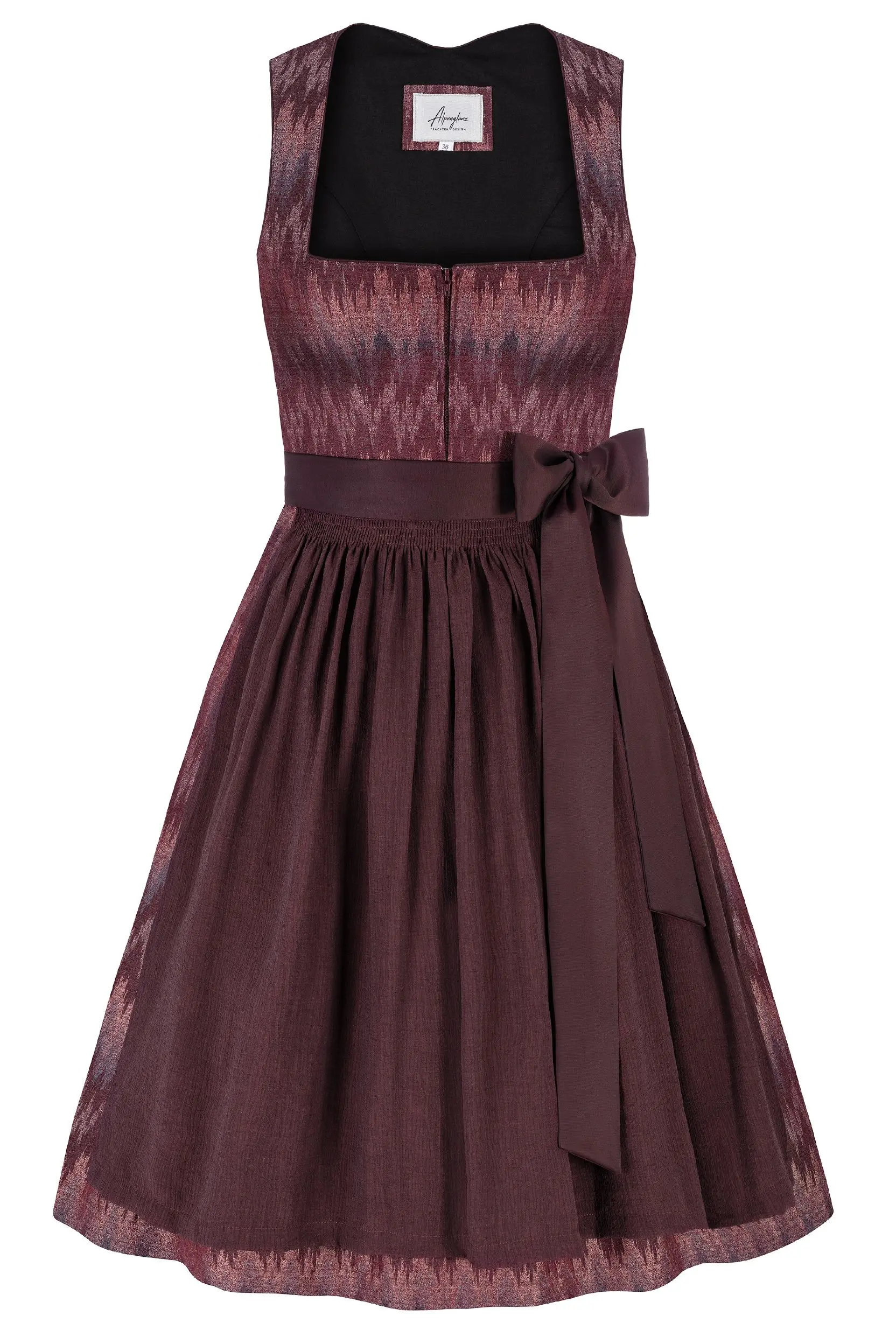 Dirndl CLAIRE (65 cm) ~ 32 ~ aubergine