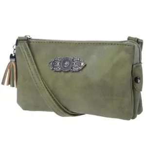 Dirndltasche Sophie mit Ornament 008413 ~ oliv
