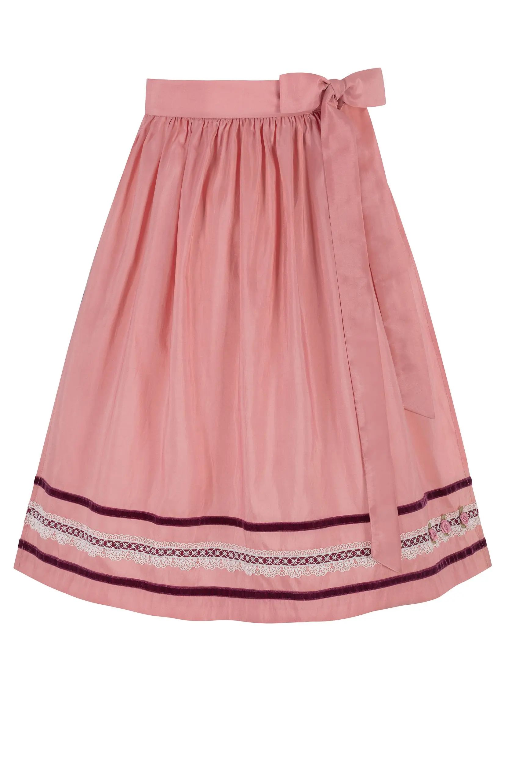 Dirndlschürze LISSY (60 cm) ~ XL ~ altrosa