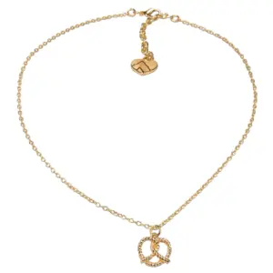 Collier mit Brezel ~ gold
