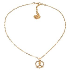 Collier mit Brezel ~ gold