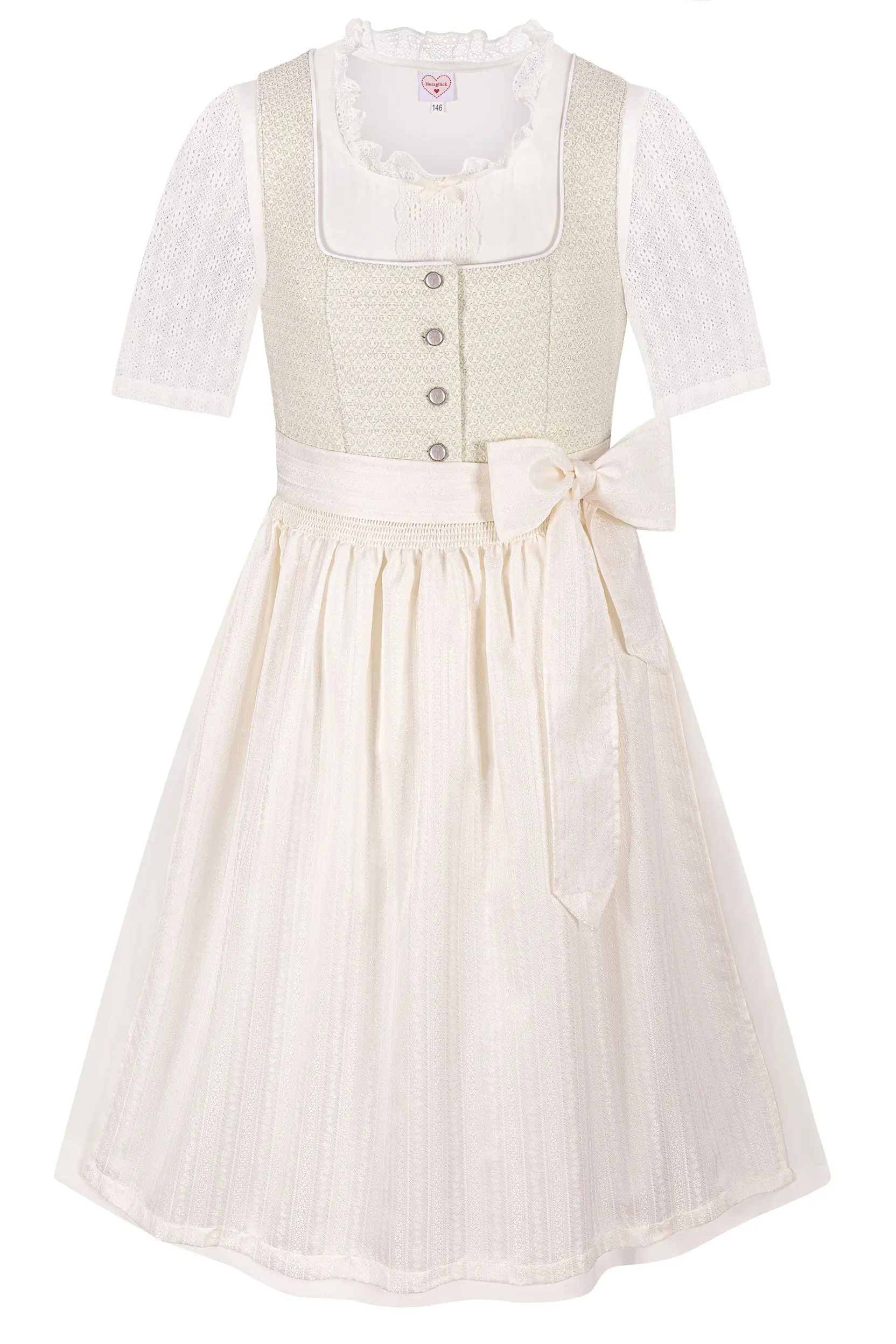Kinder Dirndl creme Franziska 015889 ~ 104