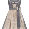 Dirndl EMILIA (60 cm) ~ 30 ~ anthrazit - taupe