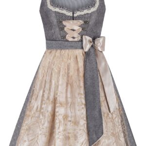 Dirndl EMILIA (60 cm) ~ 30 ~ anthrazit - taupe