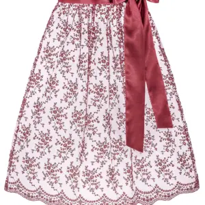 Dirndlschürze ELISA (65 cm) ~ S ~ rot